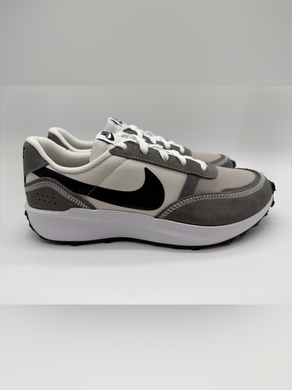 Nike Men's Waffle NAV phantom/Black-Flat Pewter Retro-Style Sneakers